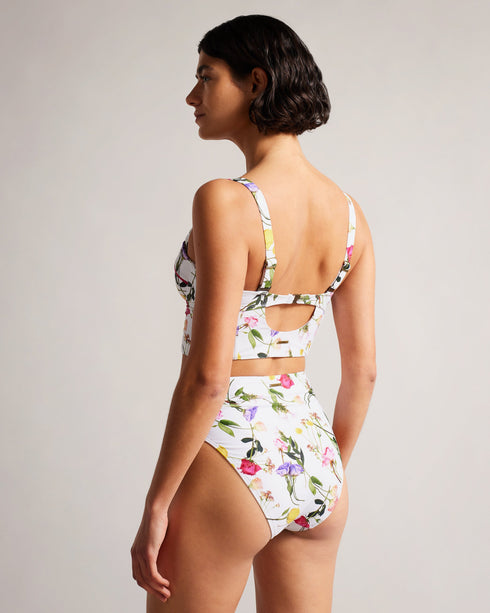 ROYELLA-Swimwear-Longline Cupped Bikini Top- Ted Baker Romania